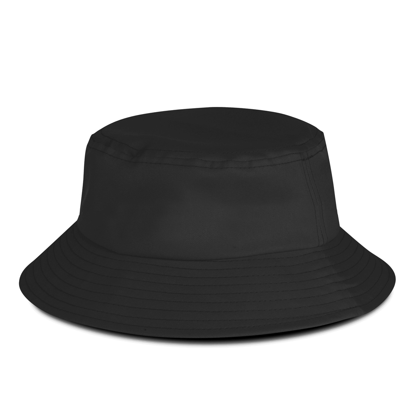 Miramare Hut mit Krempe, 100 % Baumwolle, Beige - BK - Schwarz