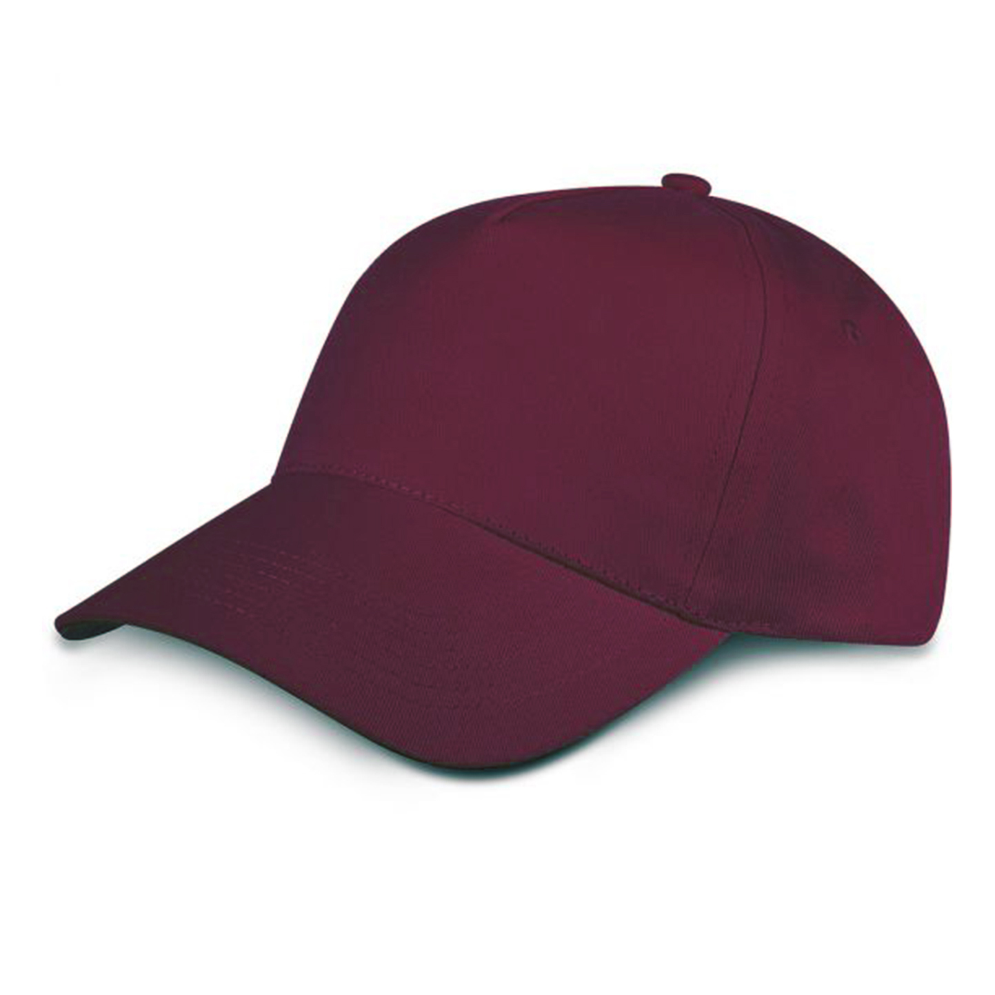 Baseballkappe, 5-Panel, 100 % Baumwolle, Azurblau - BD - Bordeaux
