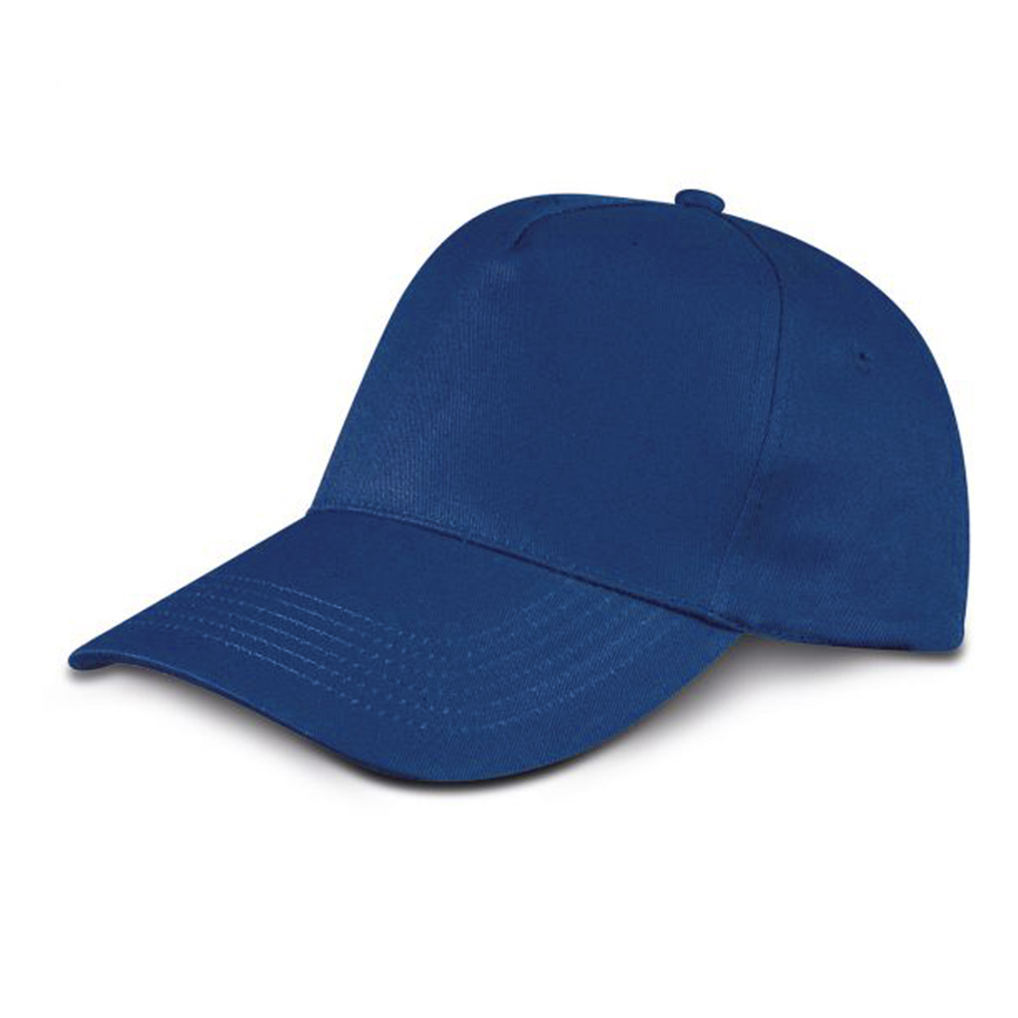 Baseballkappe, 5-Panel, 100 % Baumwolle, Azurblau - RB - Königlich