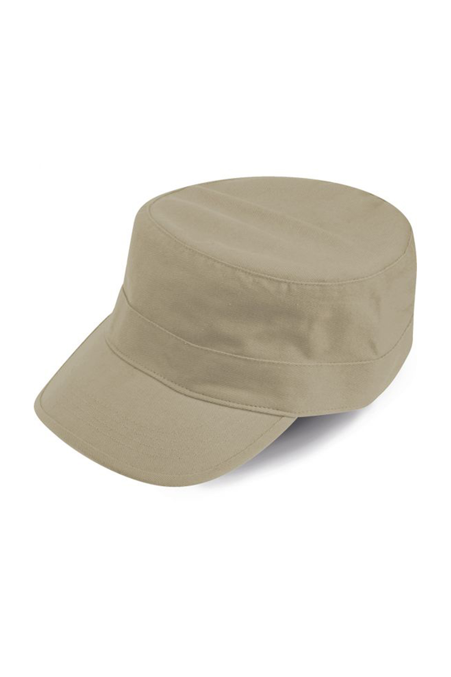 Mission Cap, 3-Panel-Design, 100 % Baumwolle, Beige - BE - Beige