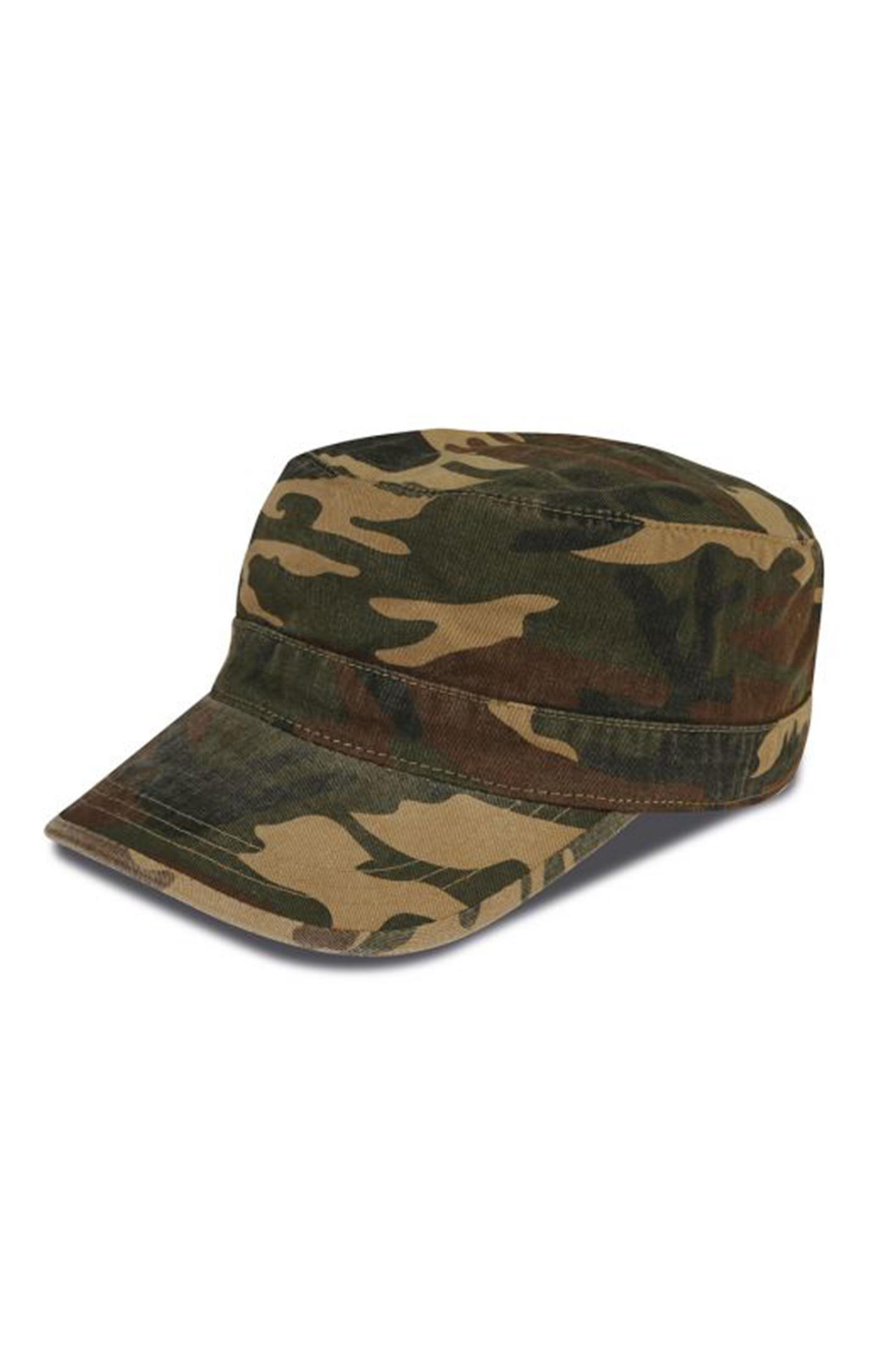 Mission Cap, 3-Panel-Design, 100 % Baumwolle, Beige - MM - Tarnung