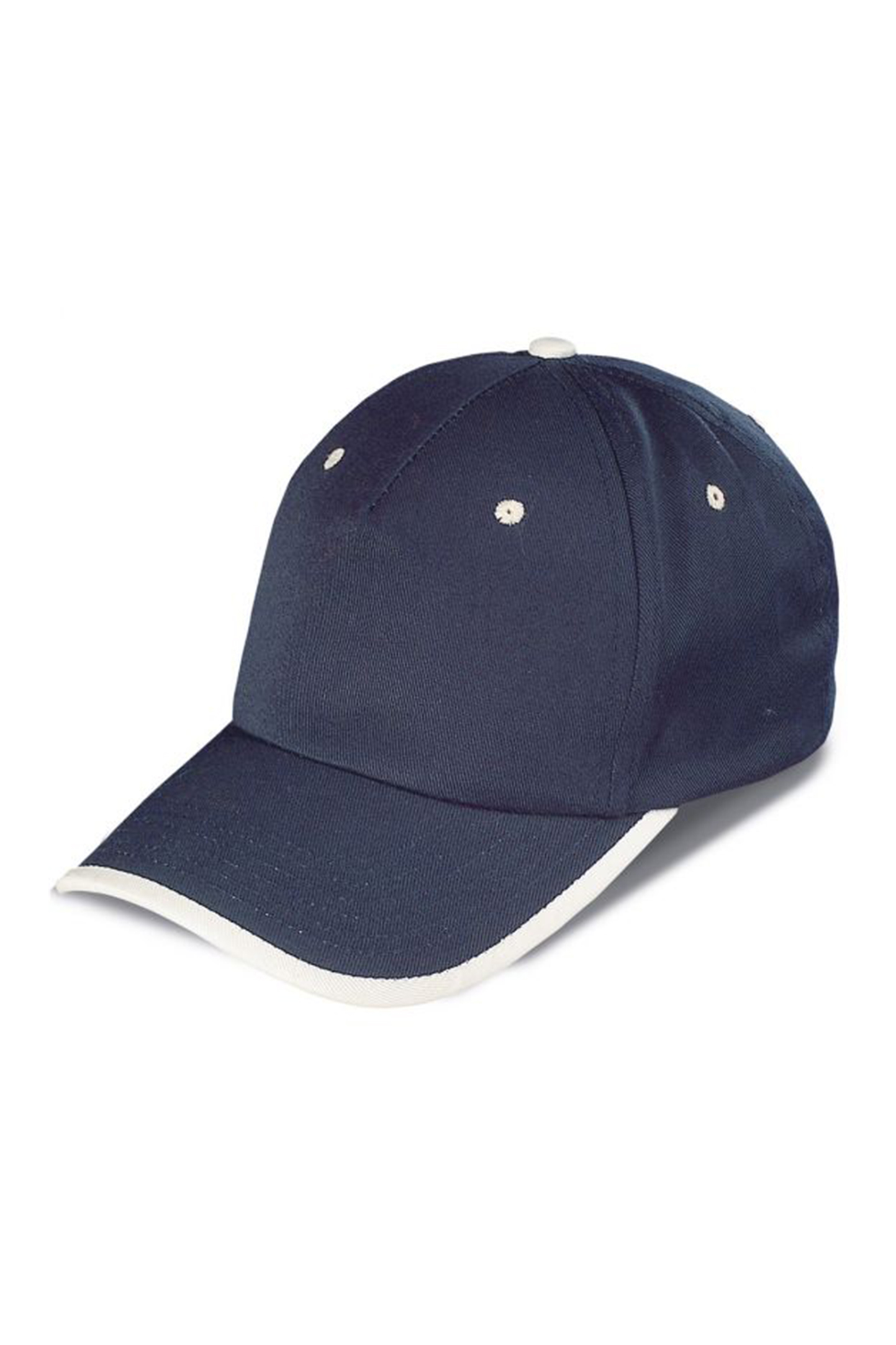 Style Cap 5 Panels 80/20 Pol/Cot Anthrazit - NY - Marine