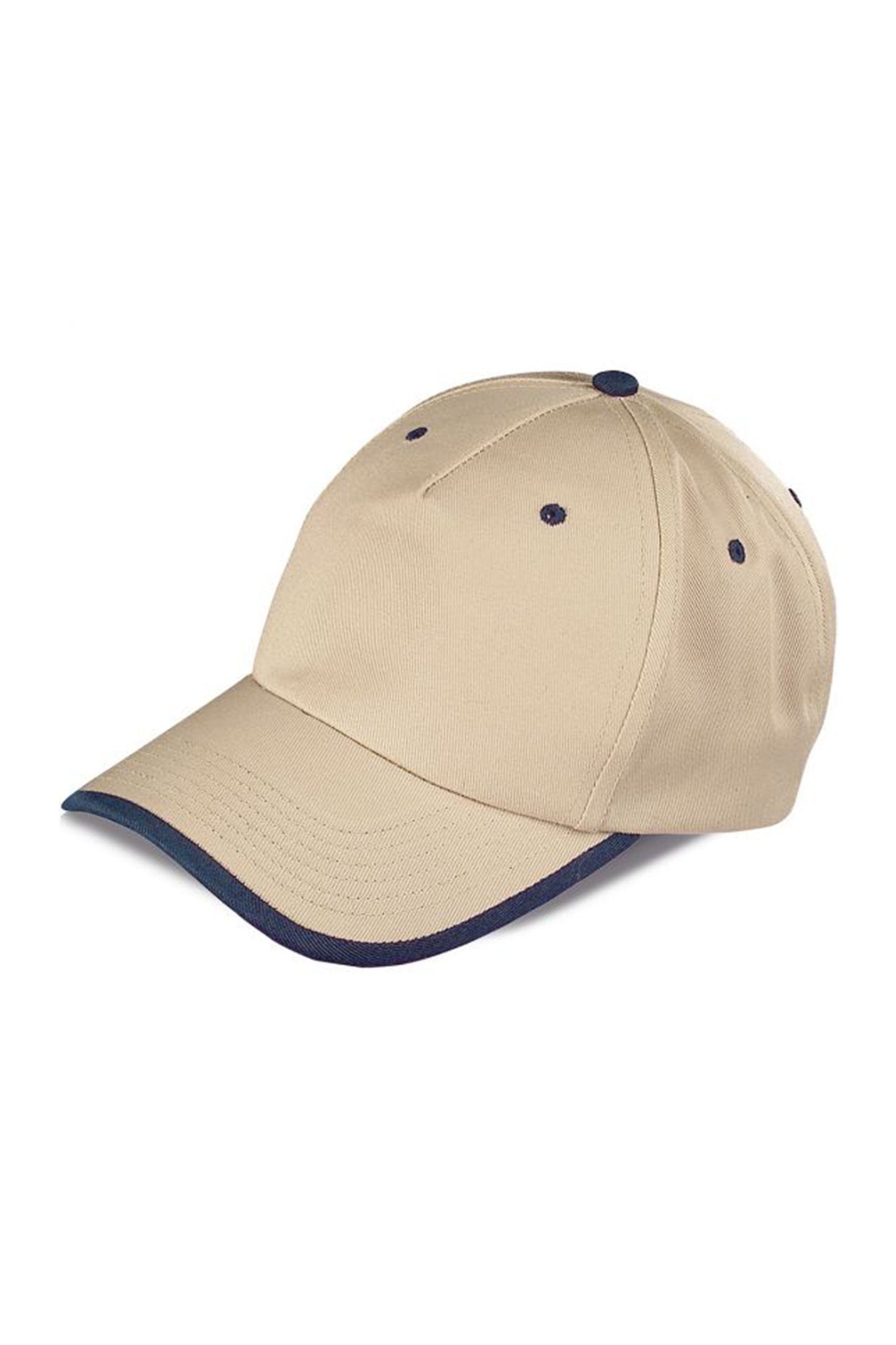 Style Cap 5 Panels 80/20 Pol/Cot Anthrazit - BE - Beige