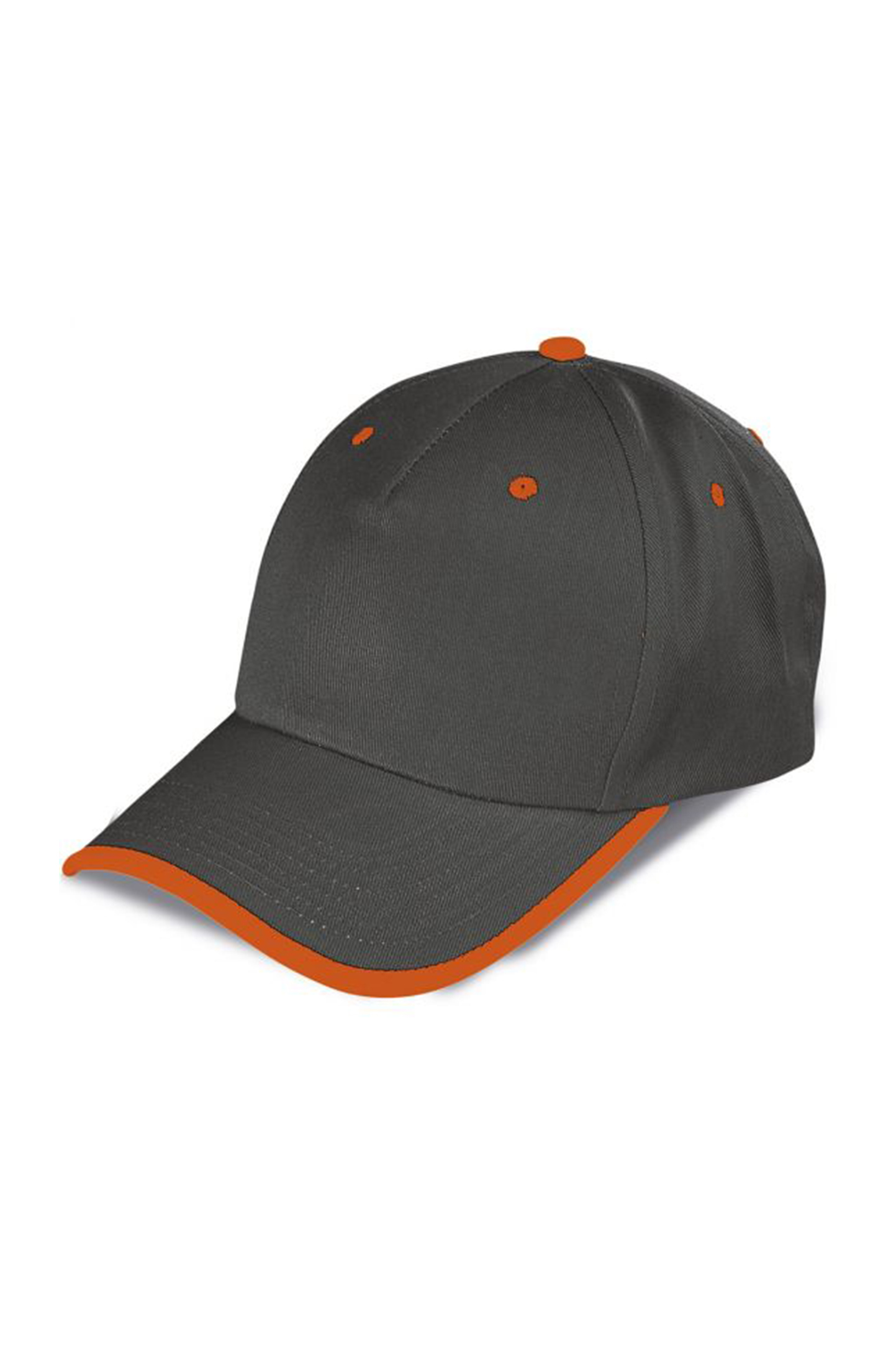 Style Cap 5 Panels 80/20 Pol/Cot Anthrazit