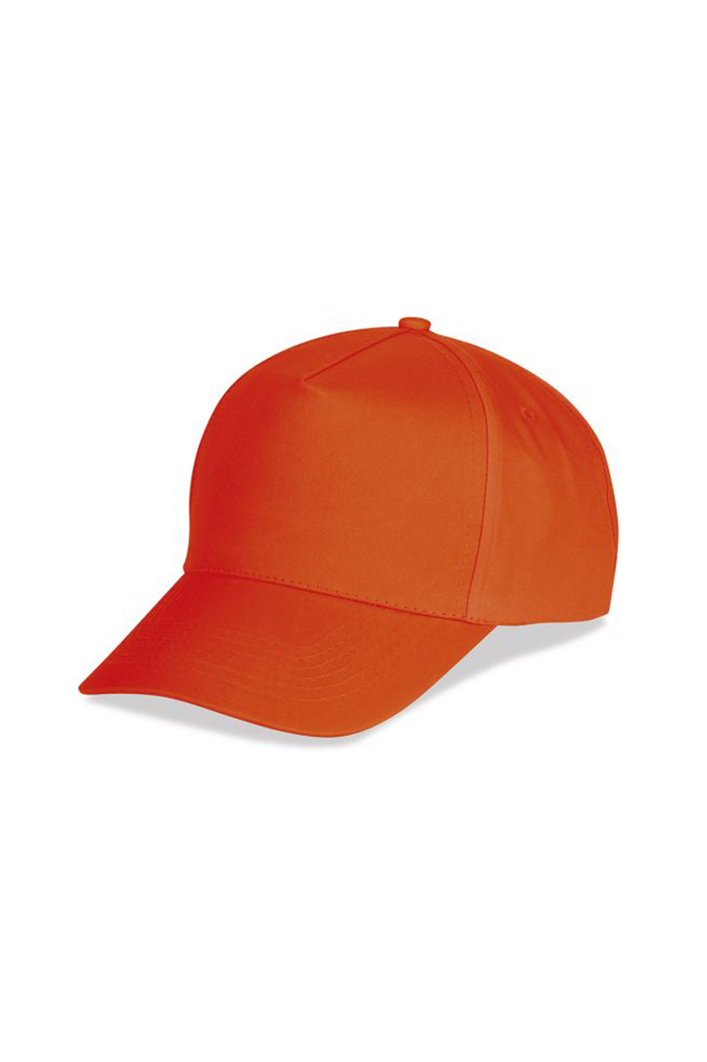 Baseball-Fluo-Cap, 5-Panels, 100 % Polyester, fluoreszierendes Fuchsia - OR - Orange
