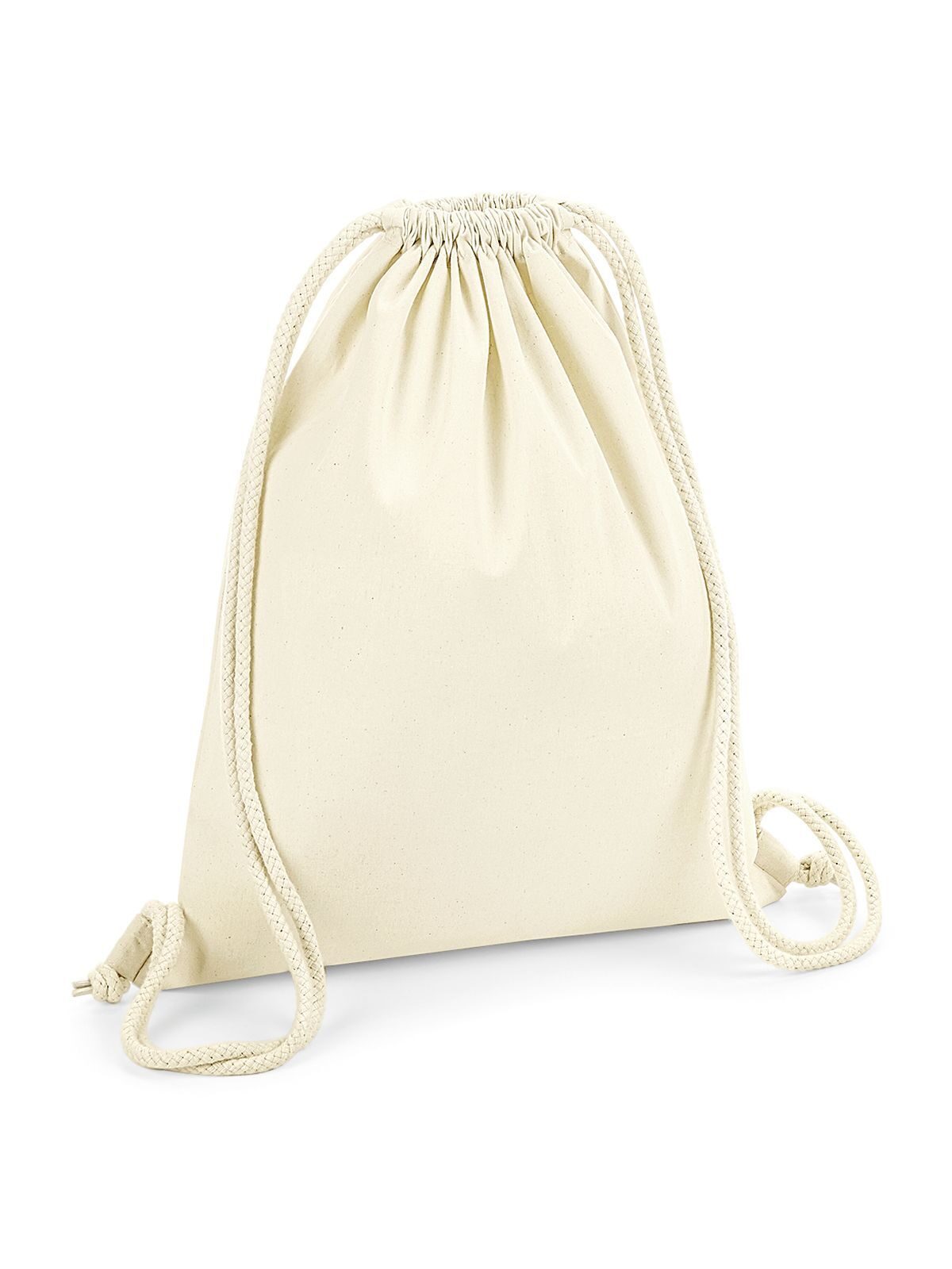 Gymsac aus Bio-Premium-Baumwolle - NAT - Natürlich