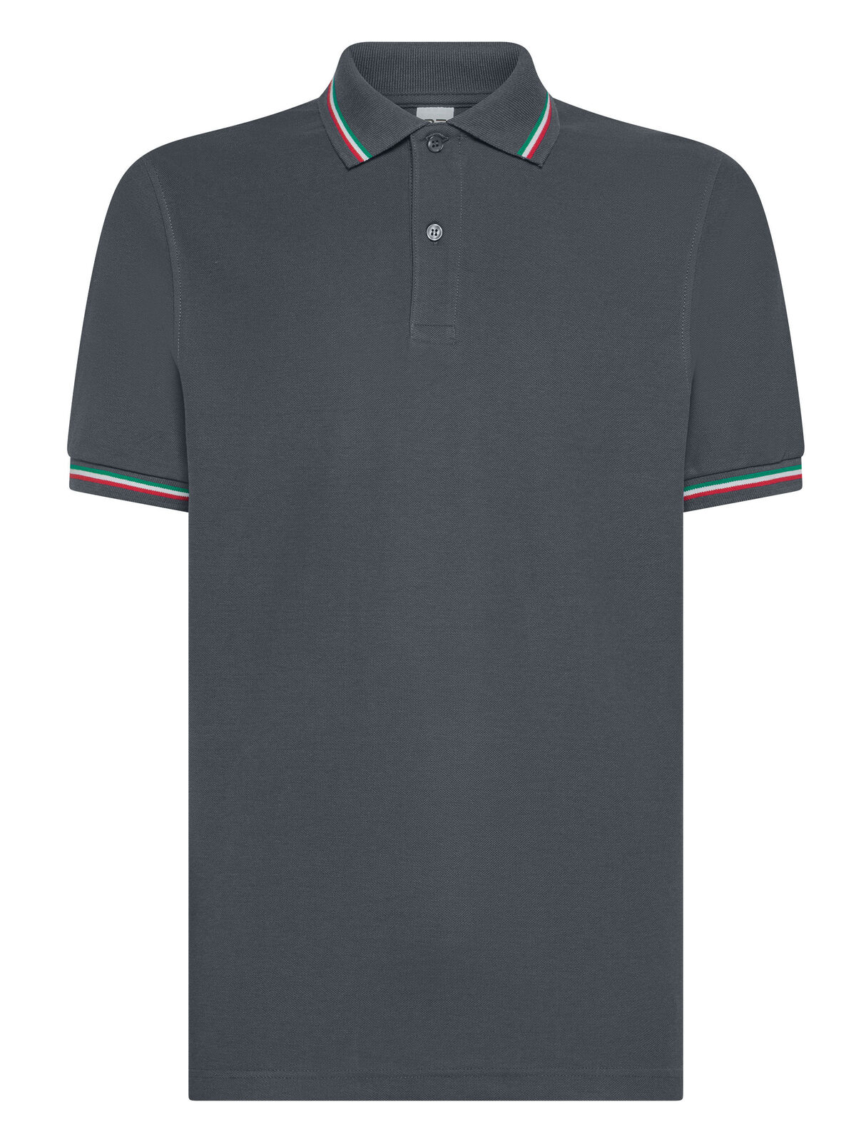 Tricolor Polo Italien - DG - Dunkelgrau