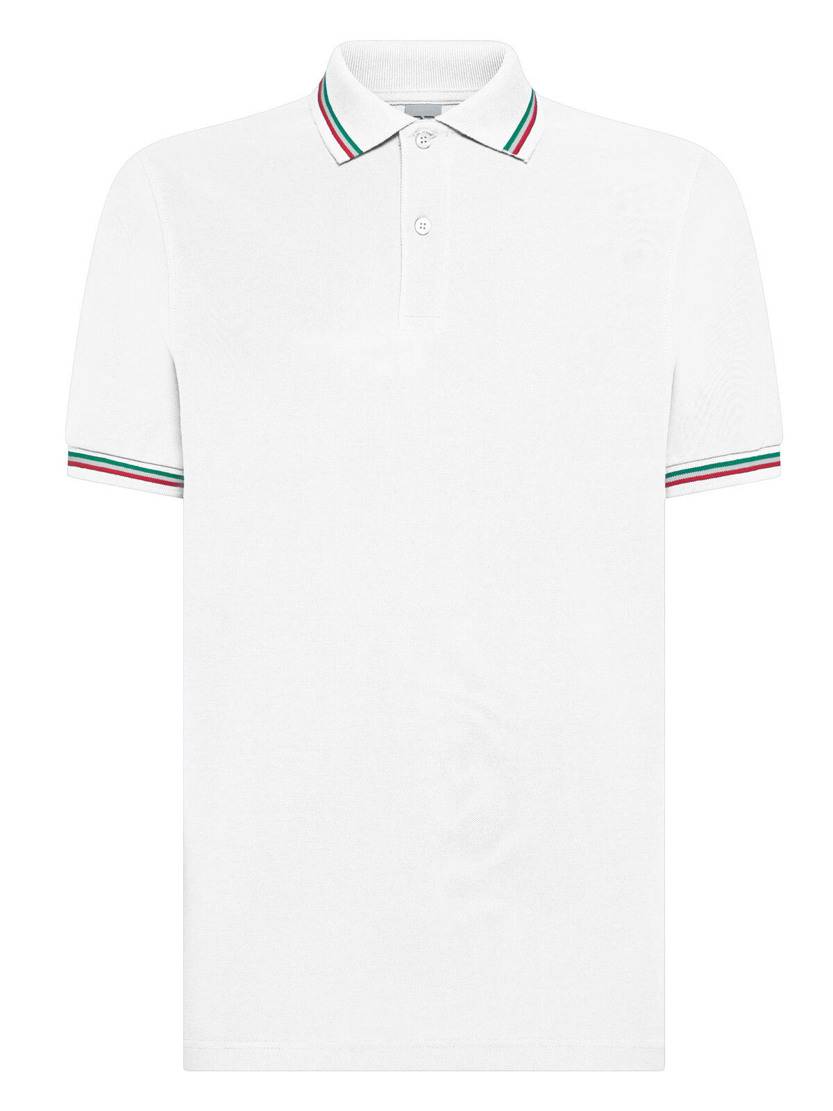 Tricolor Polo Italien - WH - WH – Weiß