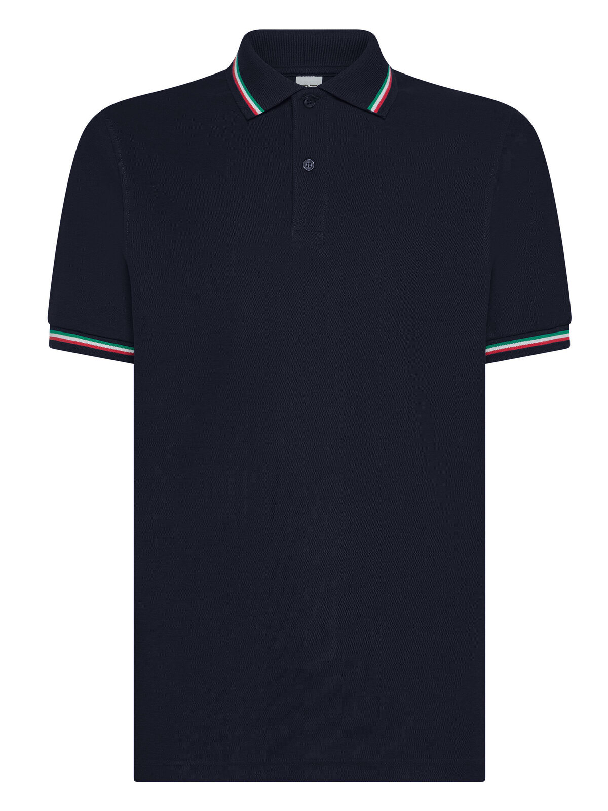 Tricolor Polo Italien - NY - Marine