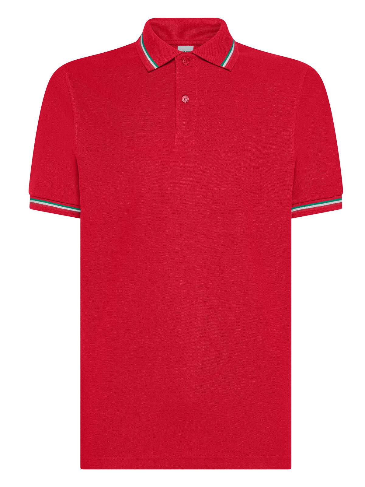 Tricolor Polo Italien - RD - Rot