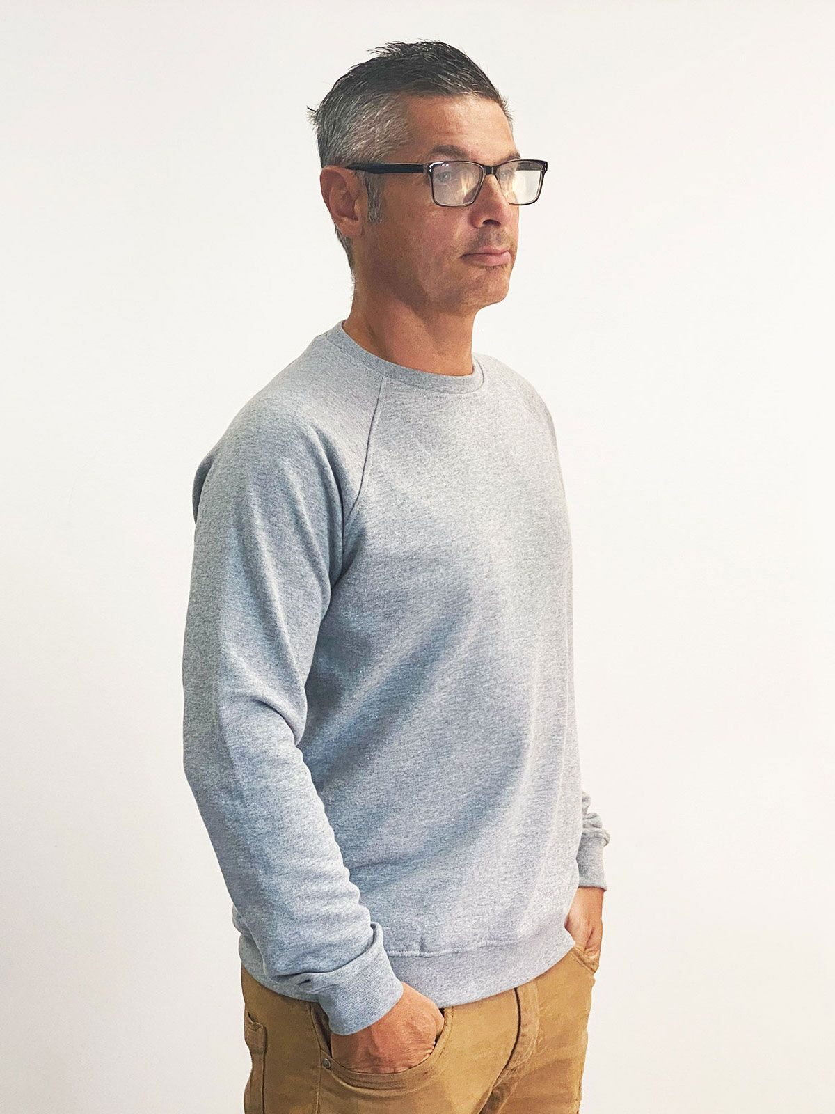 Modisches Sweatshirt mit Rundhalsausschnitt