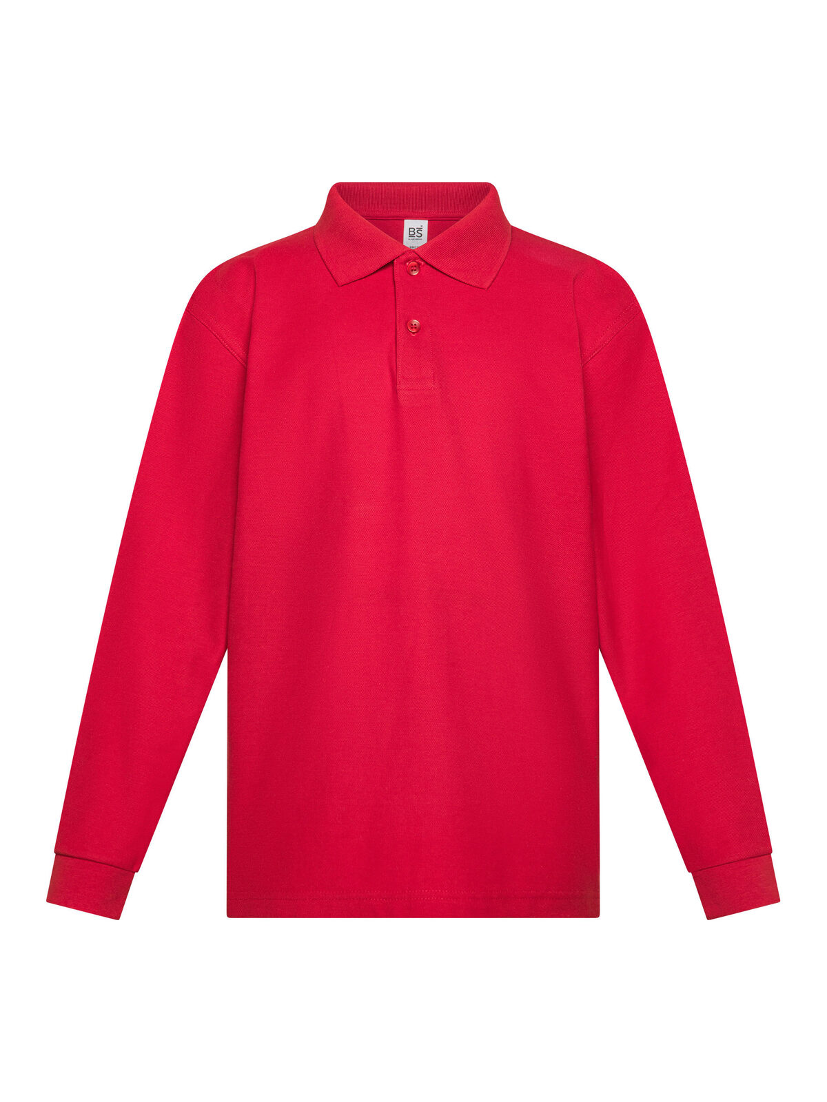Evolution Polo-Shirt für Kinder, langärmlig - Rot