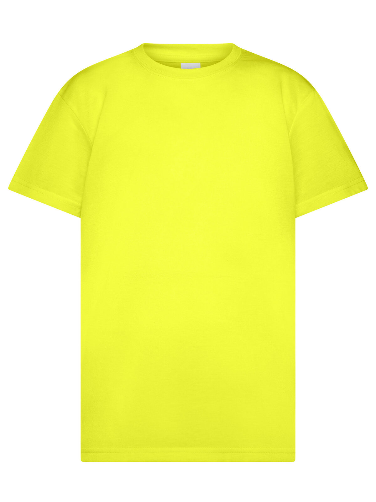 Baumwoll-Touch-T-Shirt für Kinder - YEFL - Gelbes Fluoreszenz