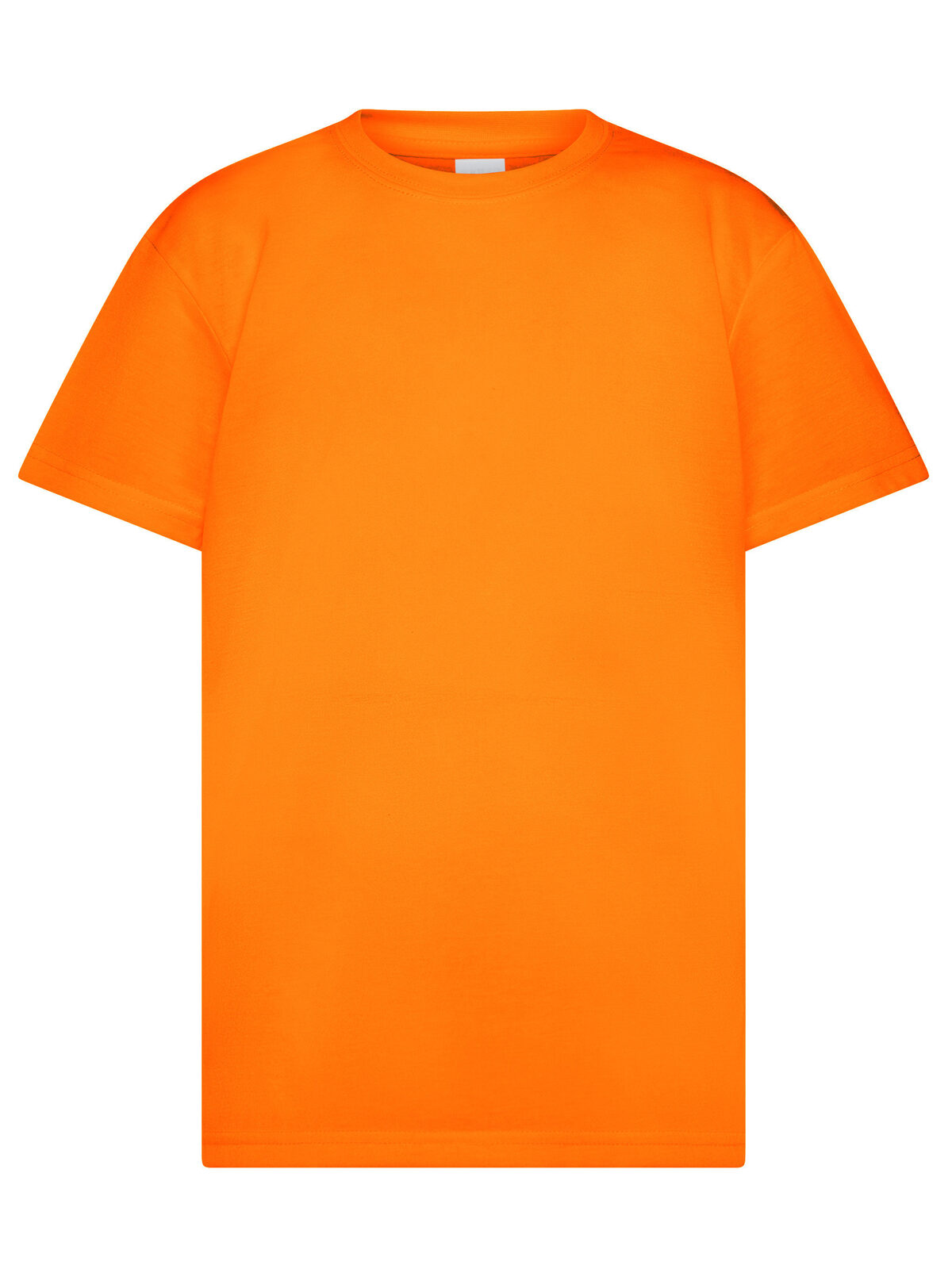 Baumwoll-Touch-T-Shirt für Kinder - ORFL - ORANGE FLUO
