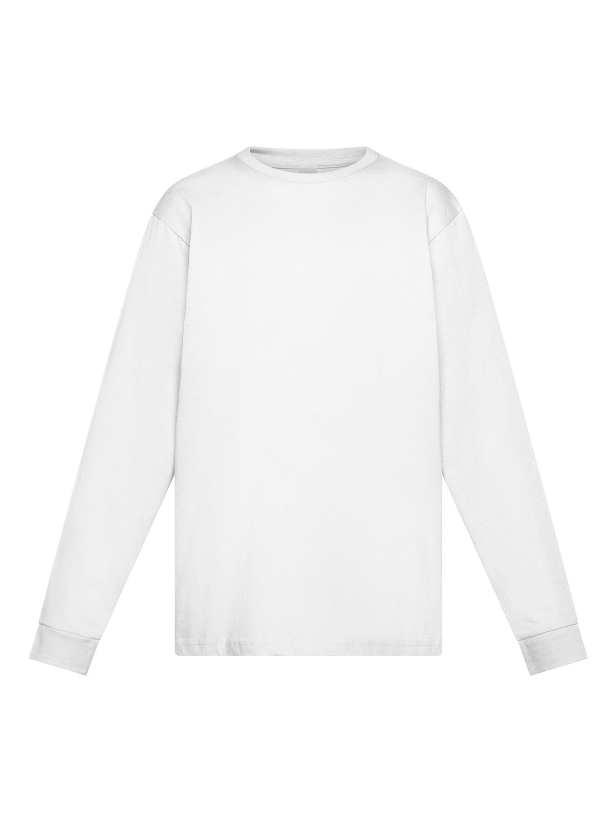 Evolution T-Shirt Kinder Langarm - WH - WH – Weiß