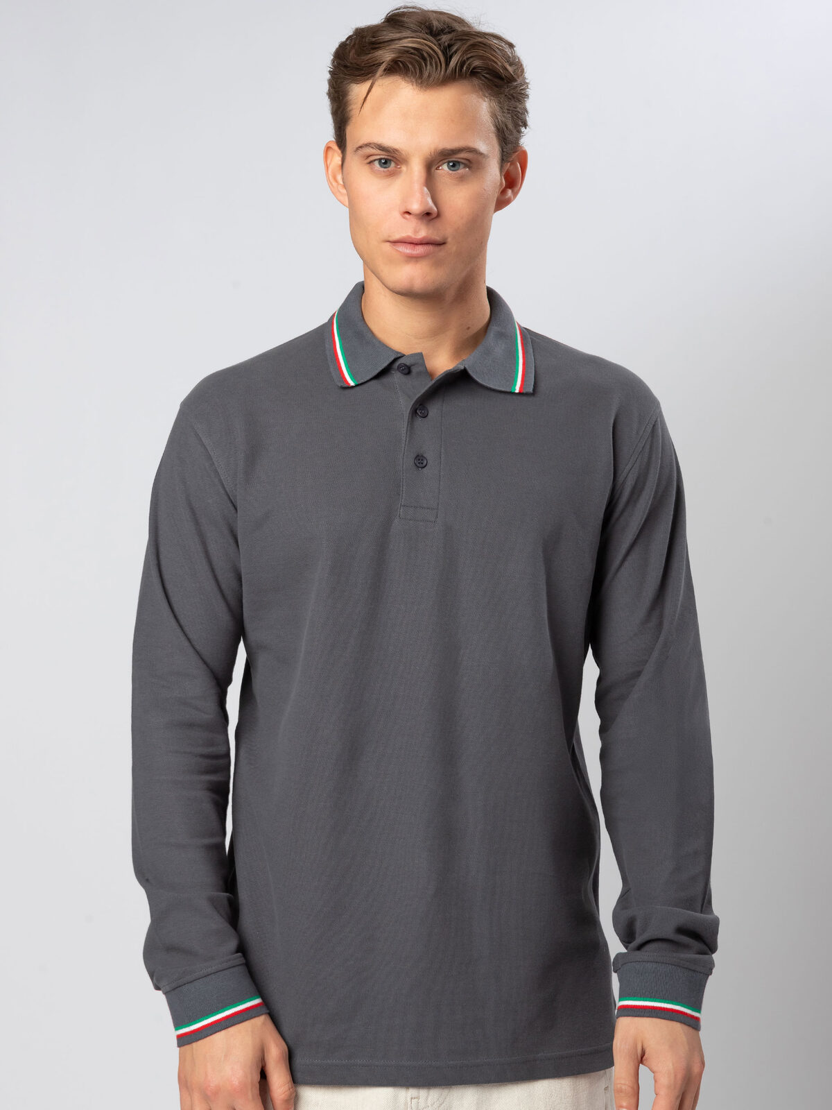 Italienisches Langarm-Polo