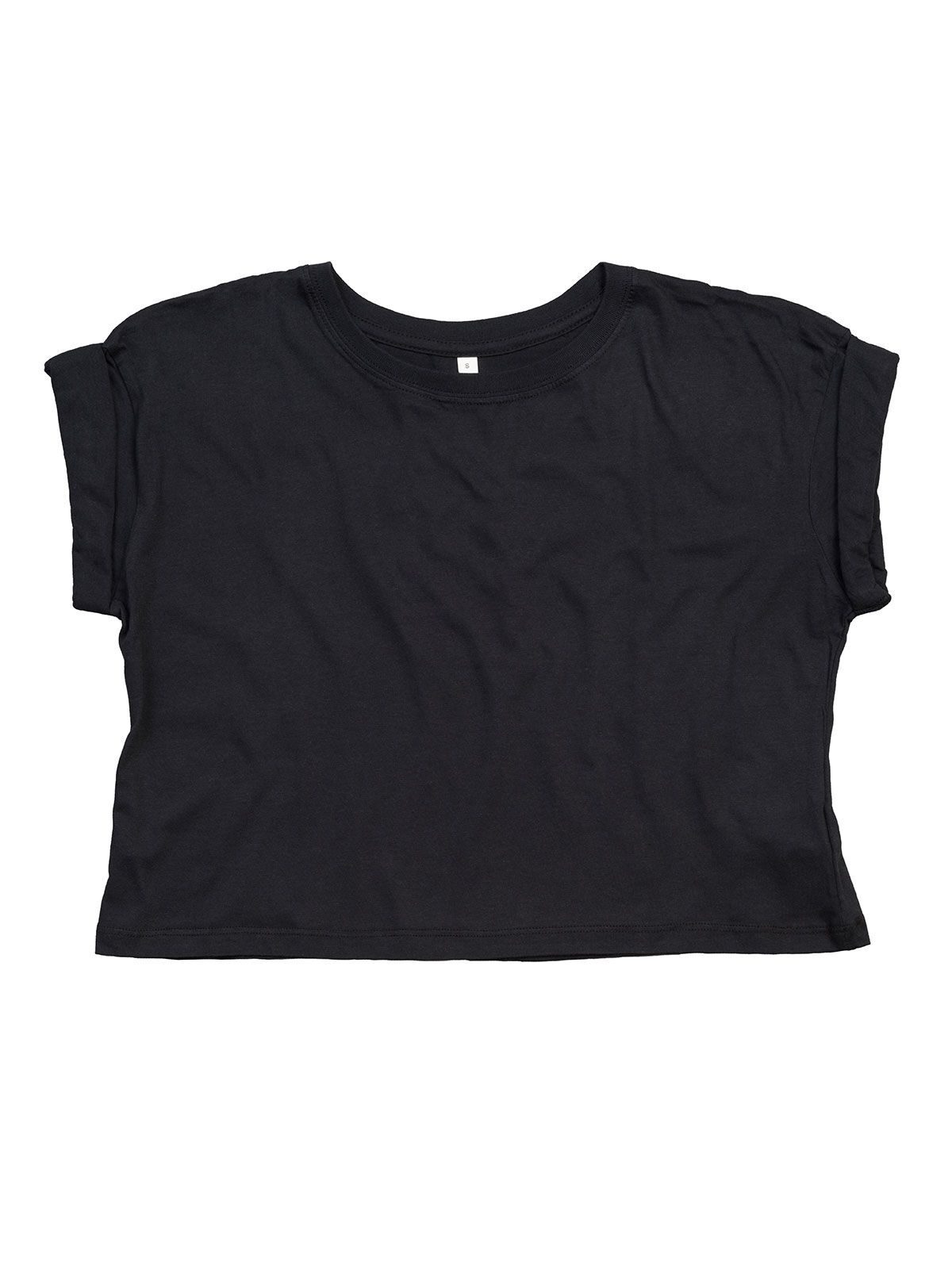 Damen Crop Top T - BK - BK – Schwarz