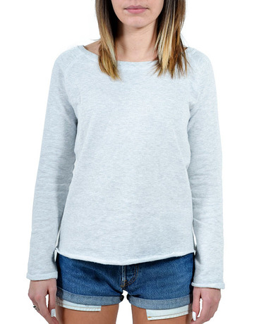 Damen-Sweatshirt mit Raglan-Rundhalsausschnitt