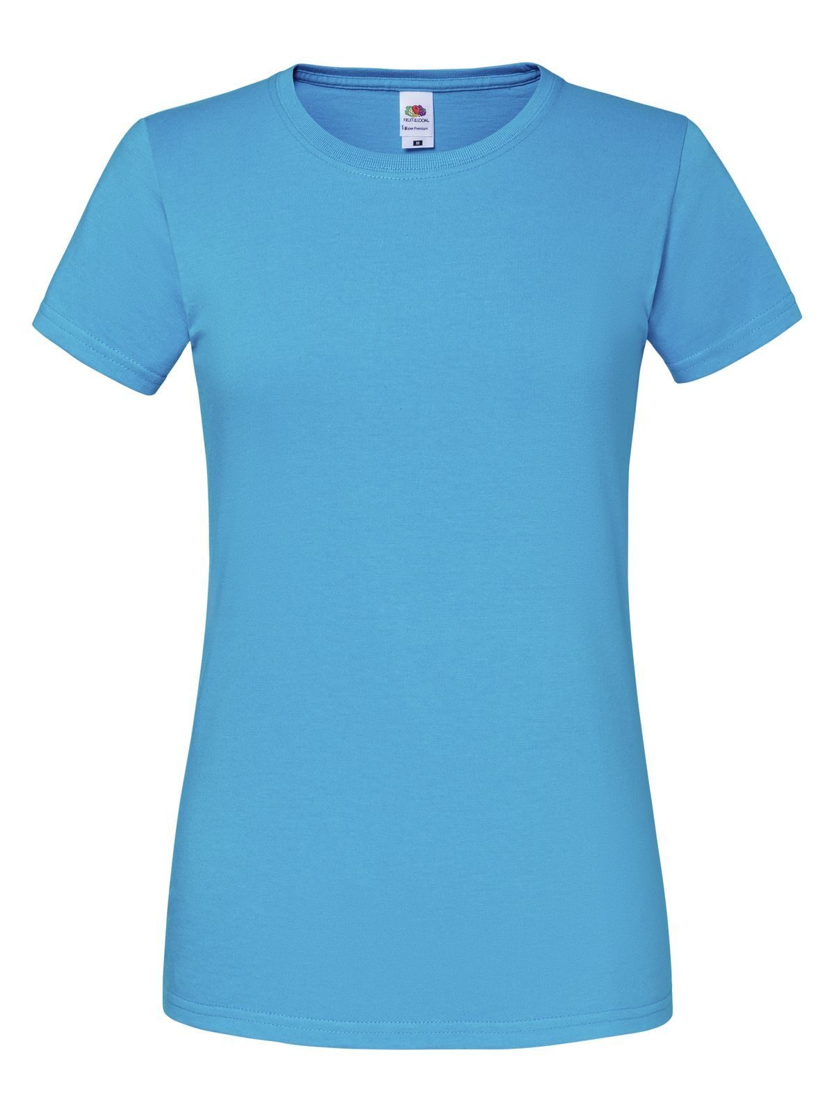 Damen Iconic 195 Ringspun T - Azurblau