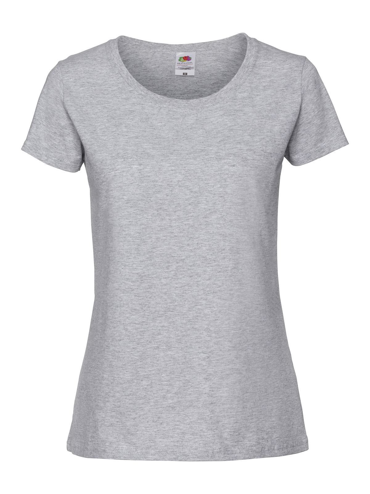 Damen Iconic 195 Ringspun T - 94 - Melange Grey