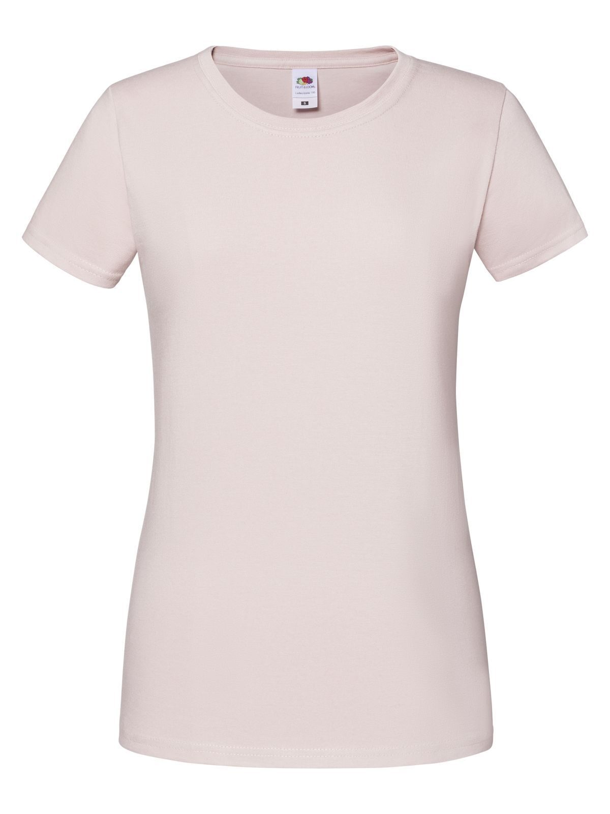 Damen Iconic 195 Ringspun T - PR - Puderrose