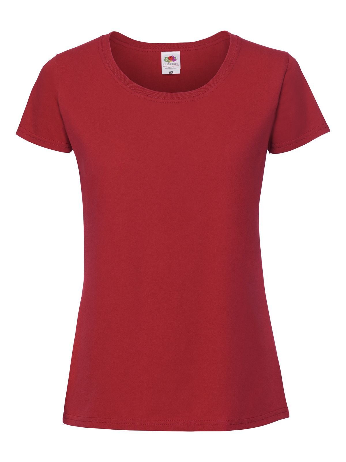 Damen Iconic 195 Ringspun T - 40 - Rot