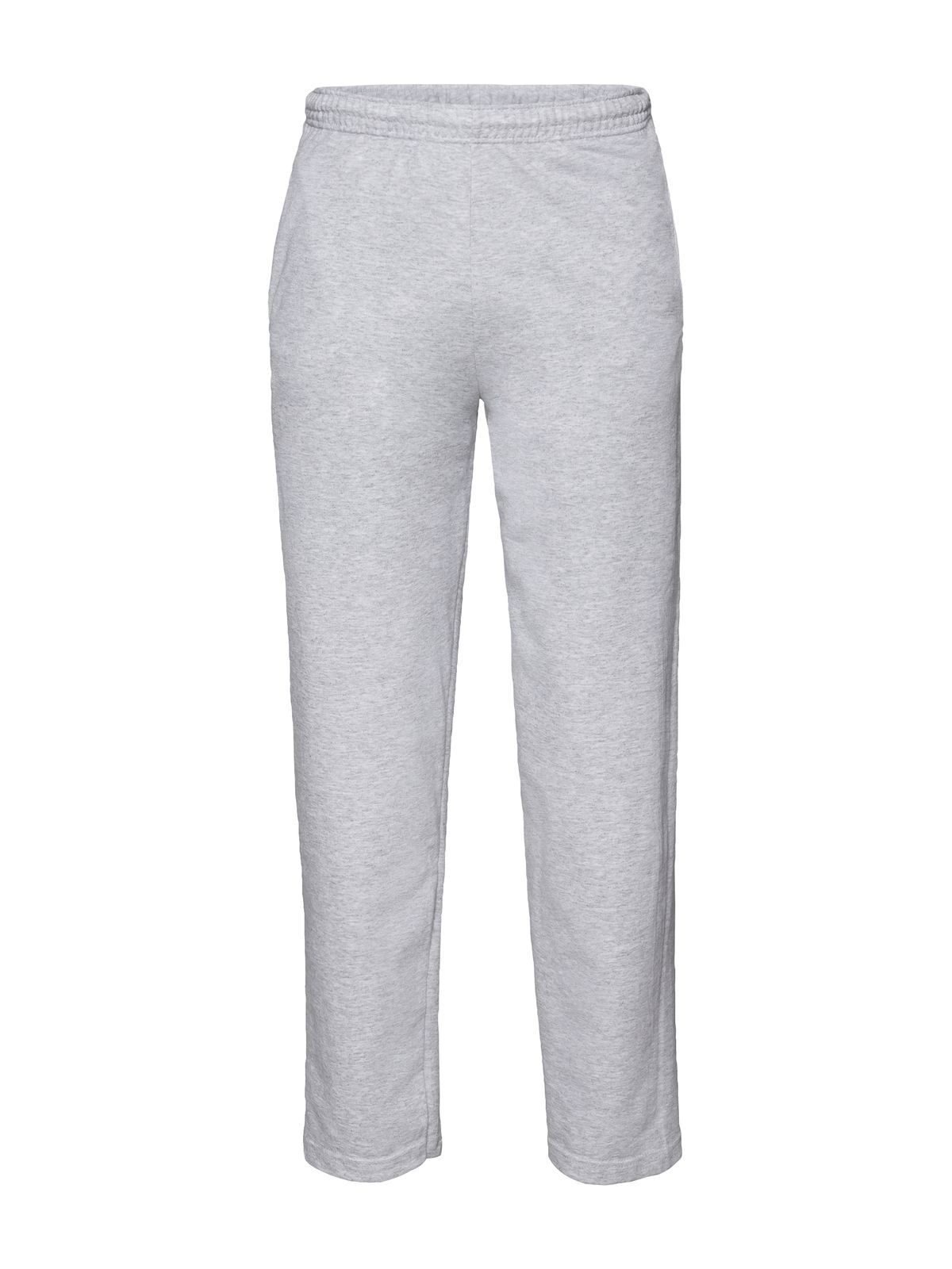 Leichte Jogginghose mit offenem Saum - 94 - Melange Grey