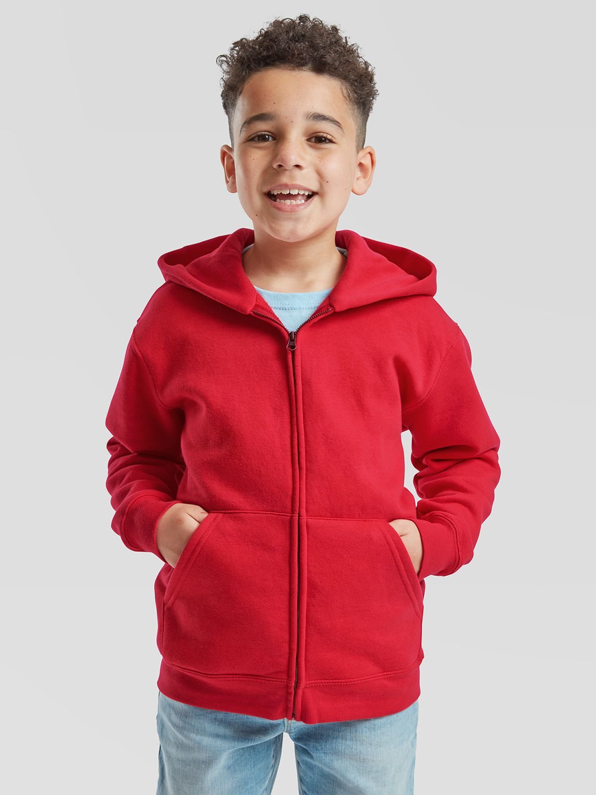 Premium-Sweatjacke mit Kapuze für Kinder