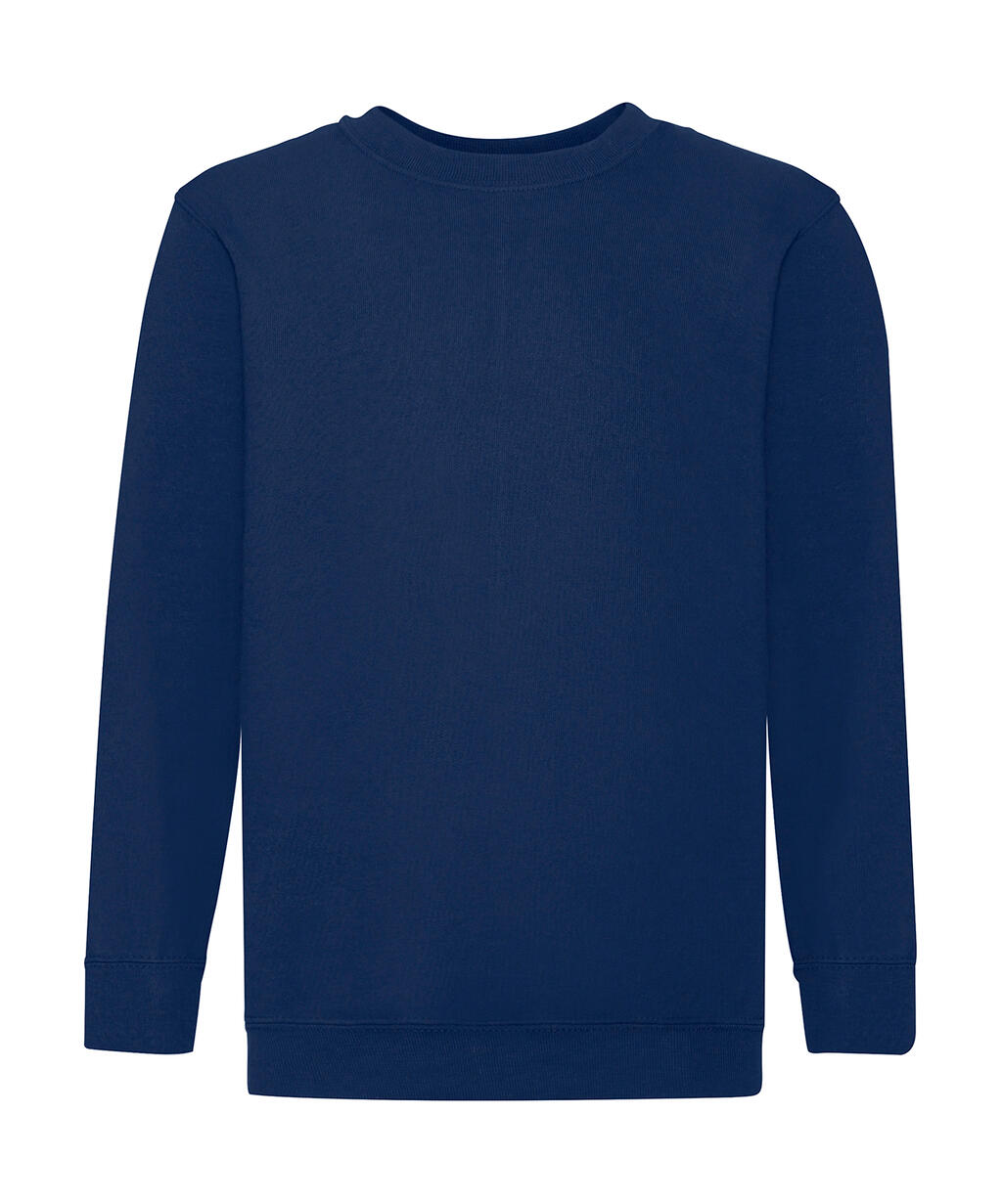 Klassischer Kinder-Sweatshirt - 32 - Marineblau