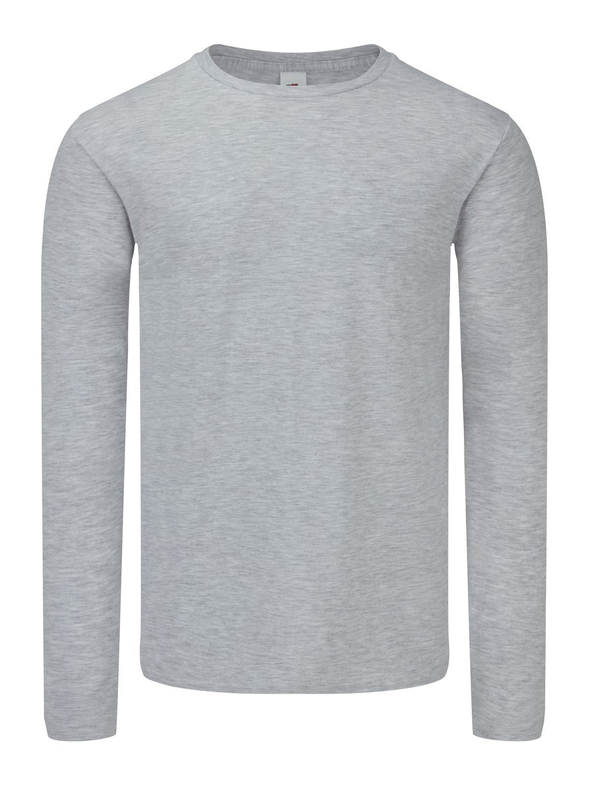 Kultiges 150 Langarm-T-Shirt - 94 - Melange Grey