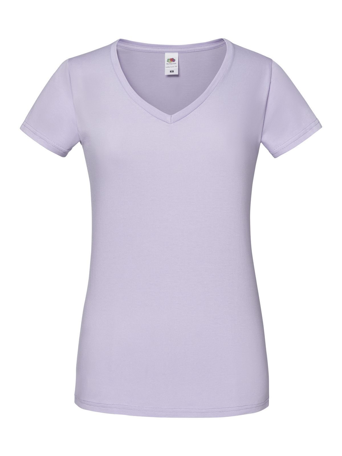 Damen Iconic 150 V-Ausschnitt T-Shirt - SL - Zartes Lavendel
