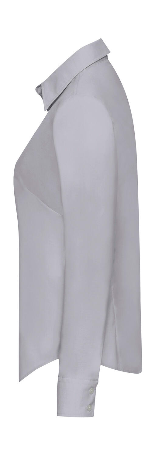 Damen-Oxford-Langarmhemd