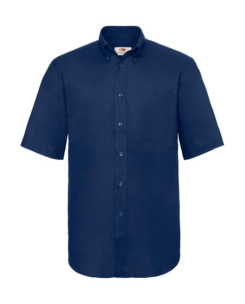 Kurzarm-Oxfordhemd für Herren - 32 - Marineblau