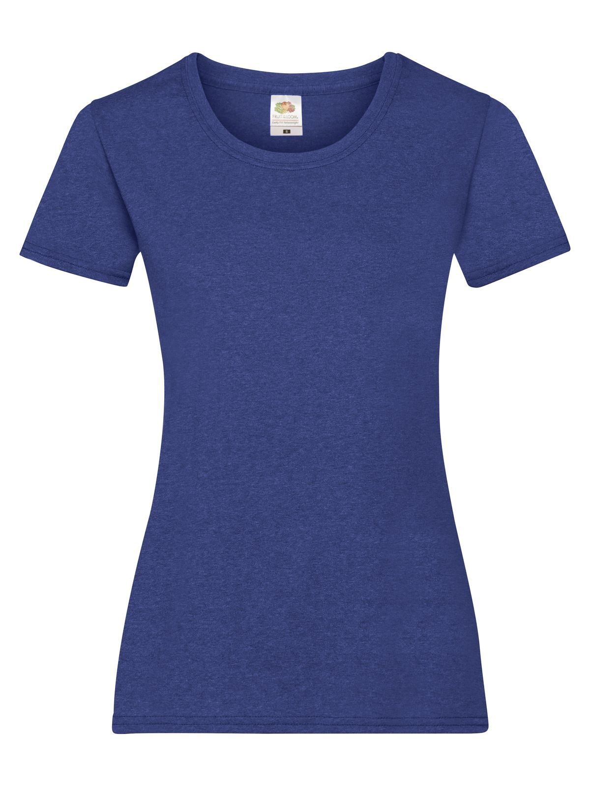 Damen Valueweight T - R6 - Retro Heather Royal