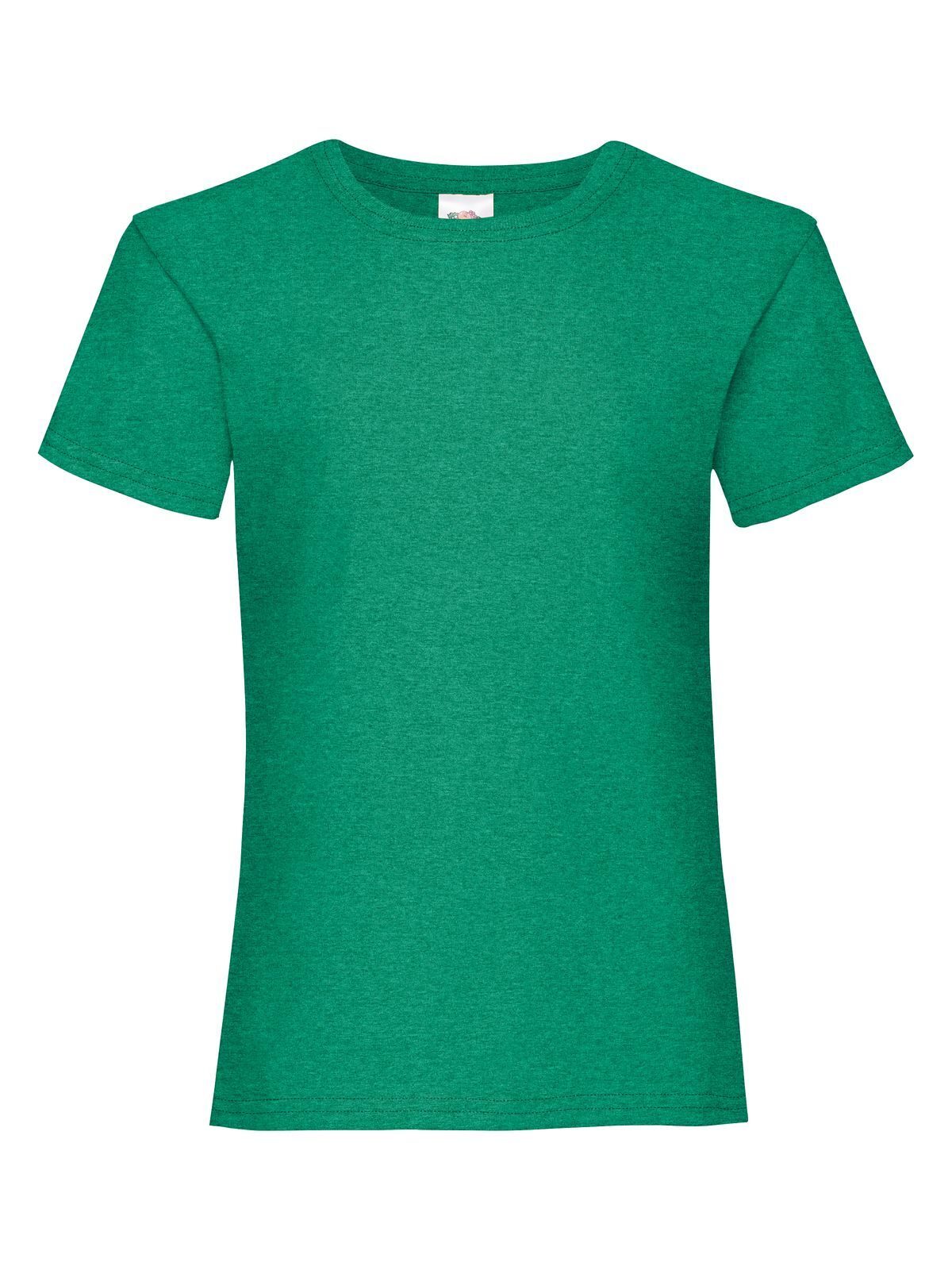 Mädchen Valueweight T - RX - Retro Heather Green