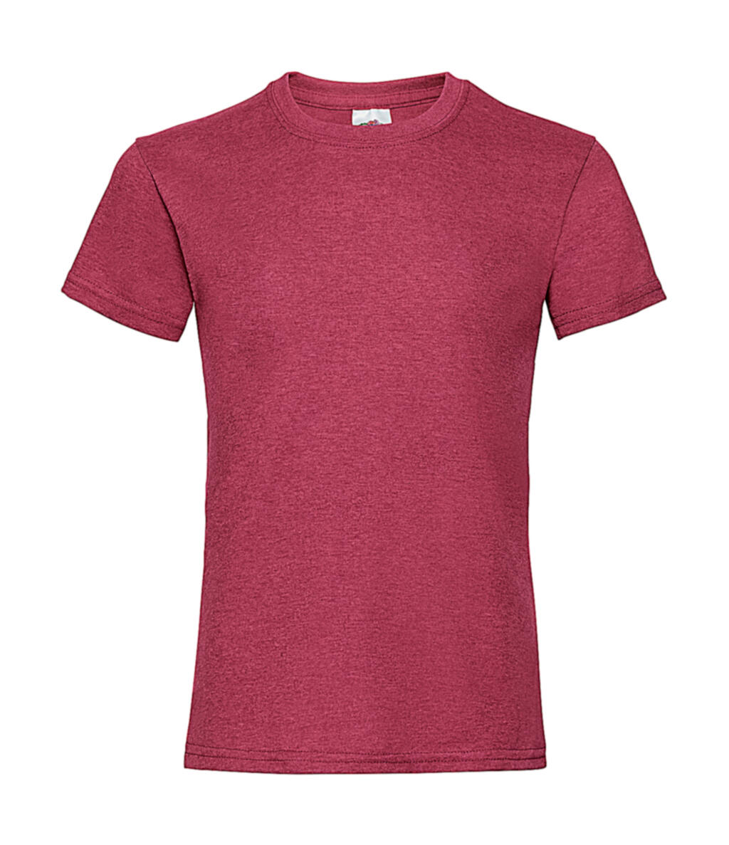 Mädchen Valueweight T - VH - Vintage Heather Red