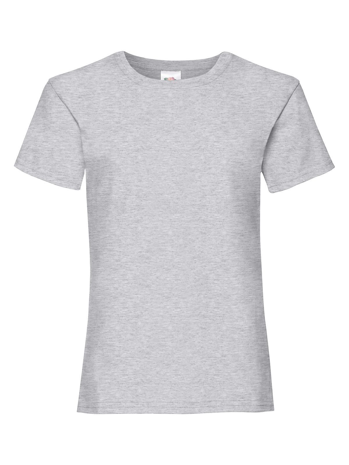 Mädchen Valueweight T - 94 - Melange Grey