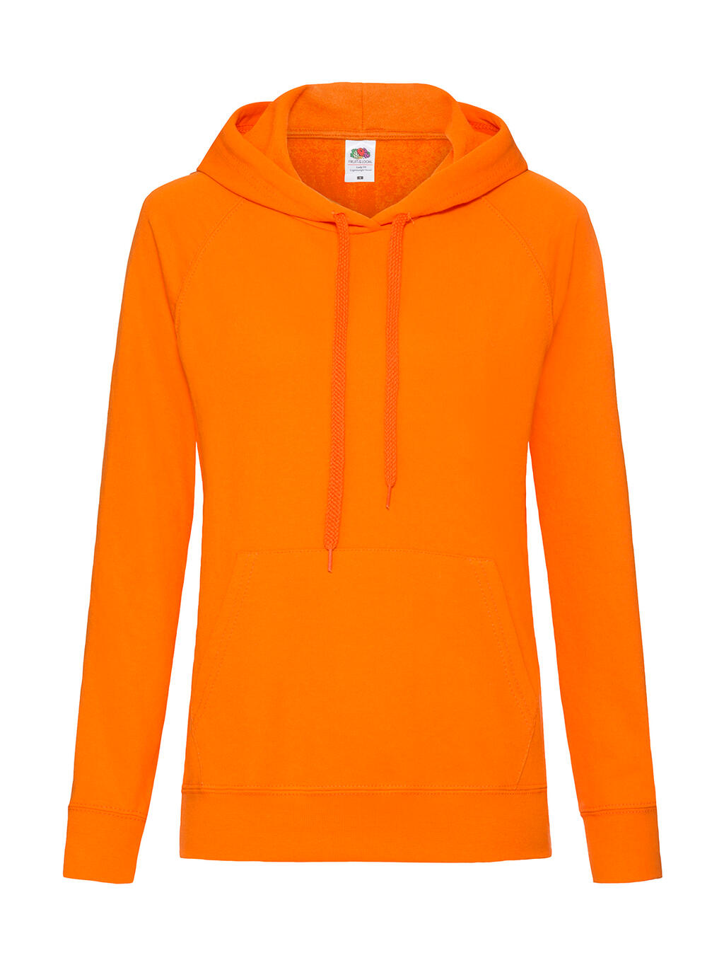 Damen leichter Kapuzenpullover - 44 - Orange