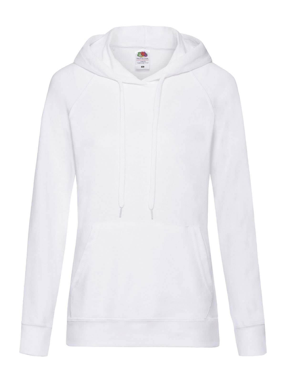 Damen leichter Kapuzenpullover - 30 - Weiß