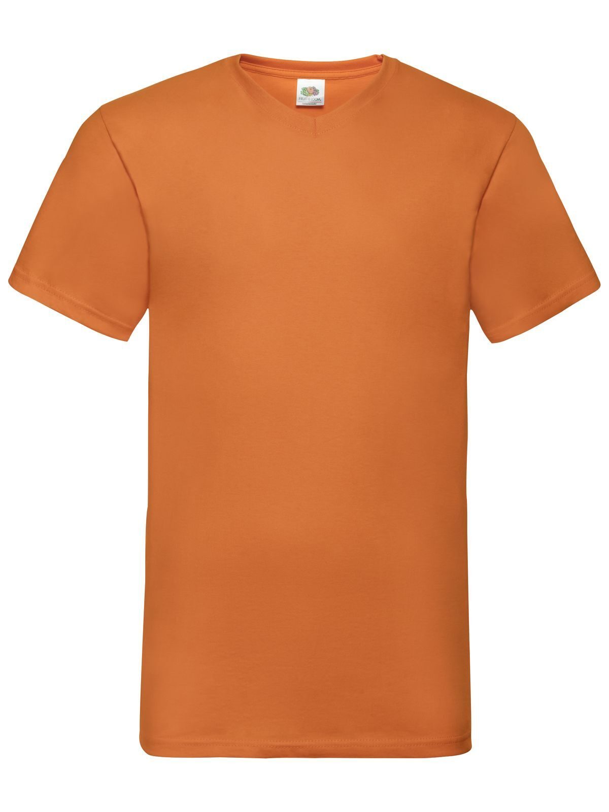 Valueweight V-Ausschnitt T-Shirt - 44 - Orange