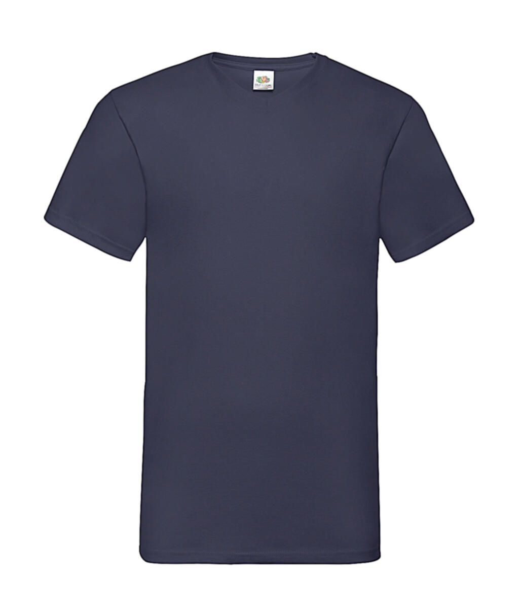 Valueweight V-Ausschnitt T-Shirt - 32 - Marineblau