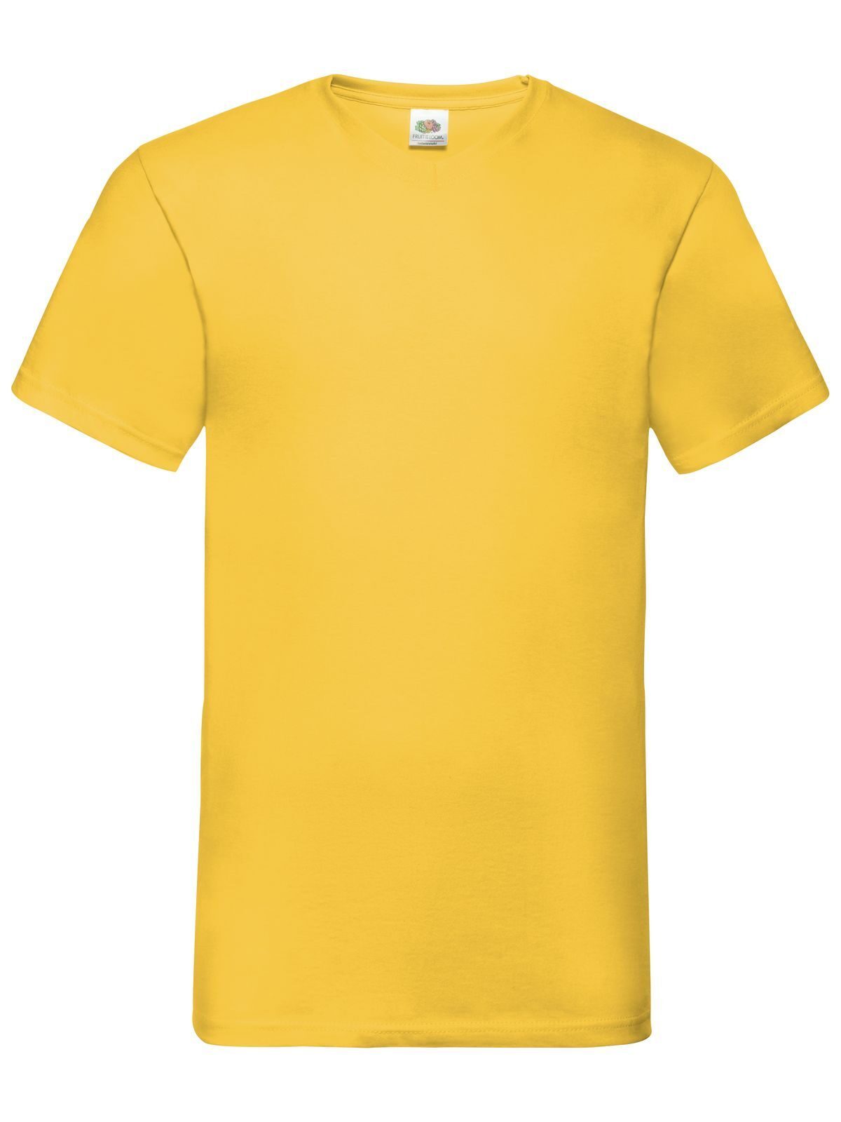 Valueweight V-Ausschnitt T-Shirt - 34 - Sonnenblume