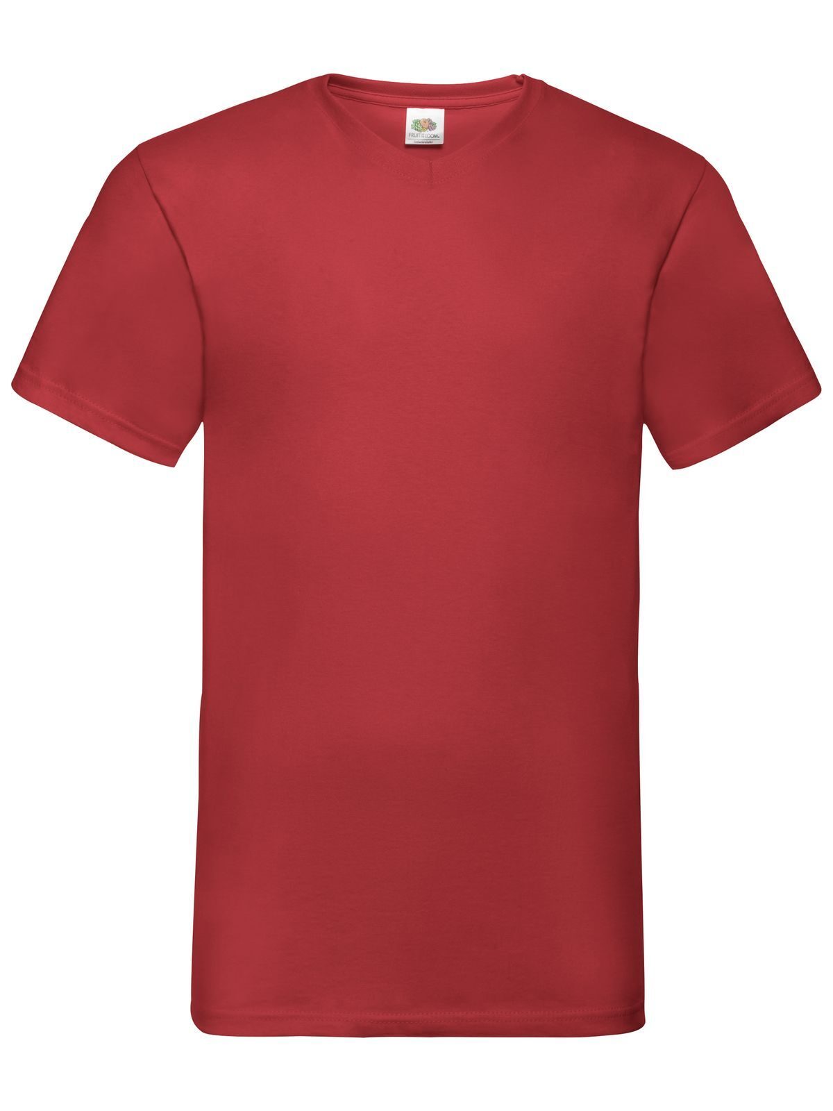 Valueweight V-Ausschnitt T-Shirt - 40 - Rot