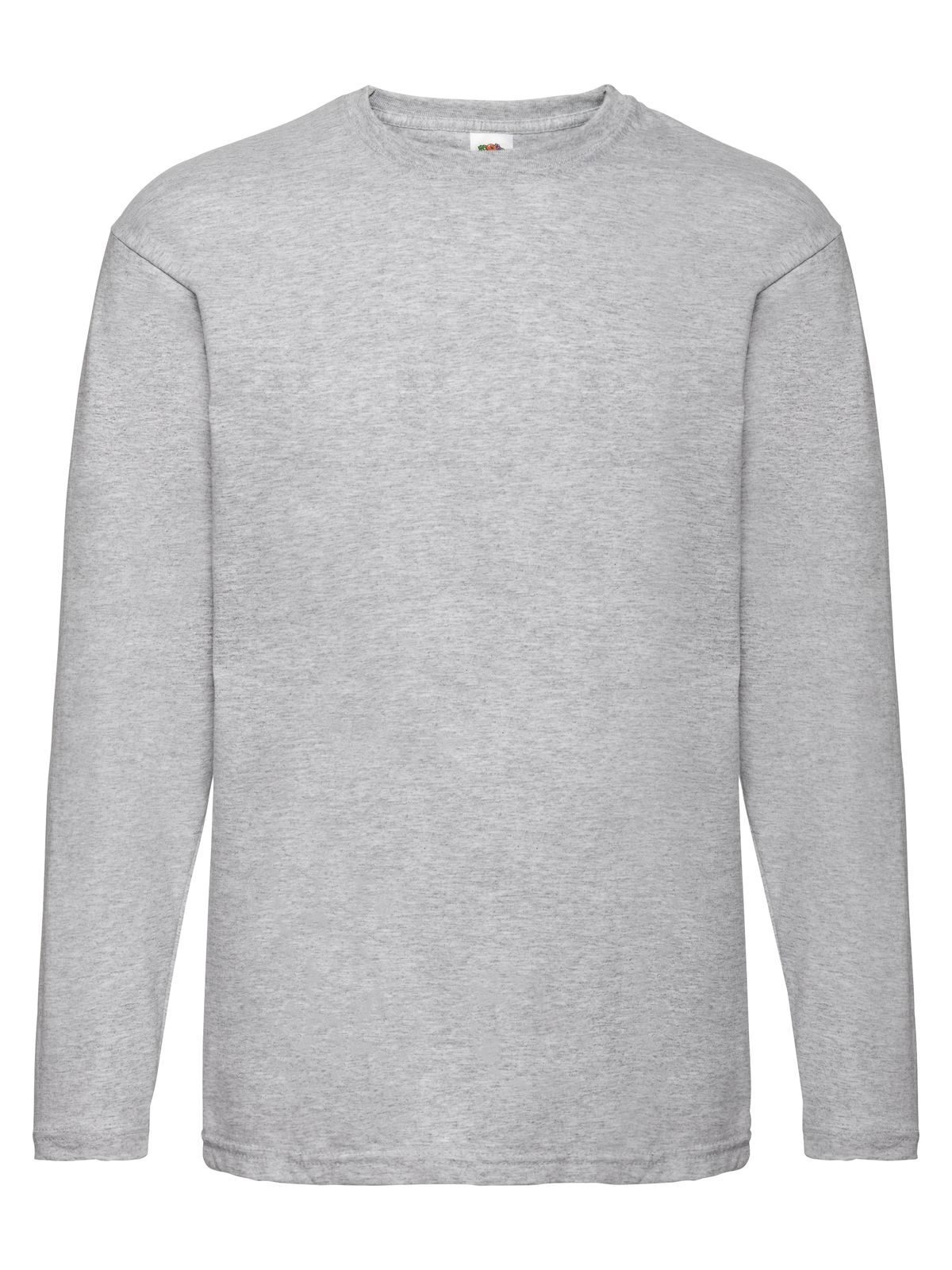 Valueweight Langarmshirt - 94 - Melange Grey