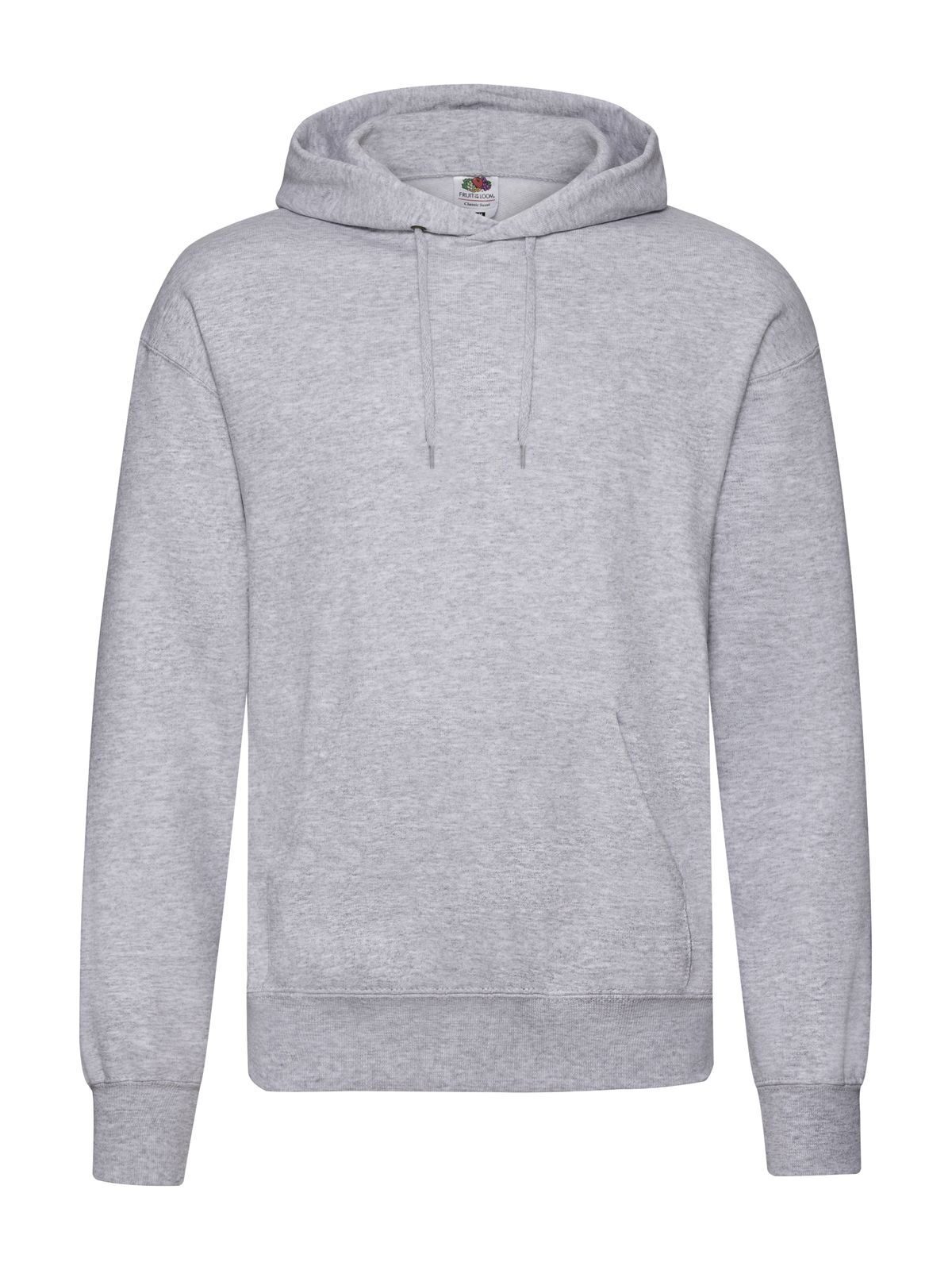 Klassischer Kapuzenpullover - 94 - Melange Grey