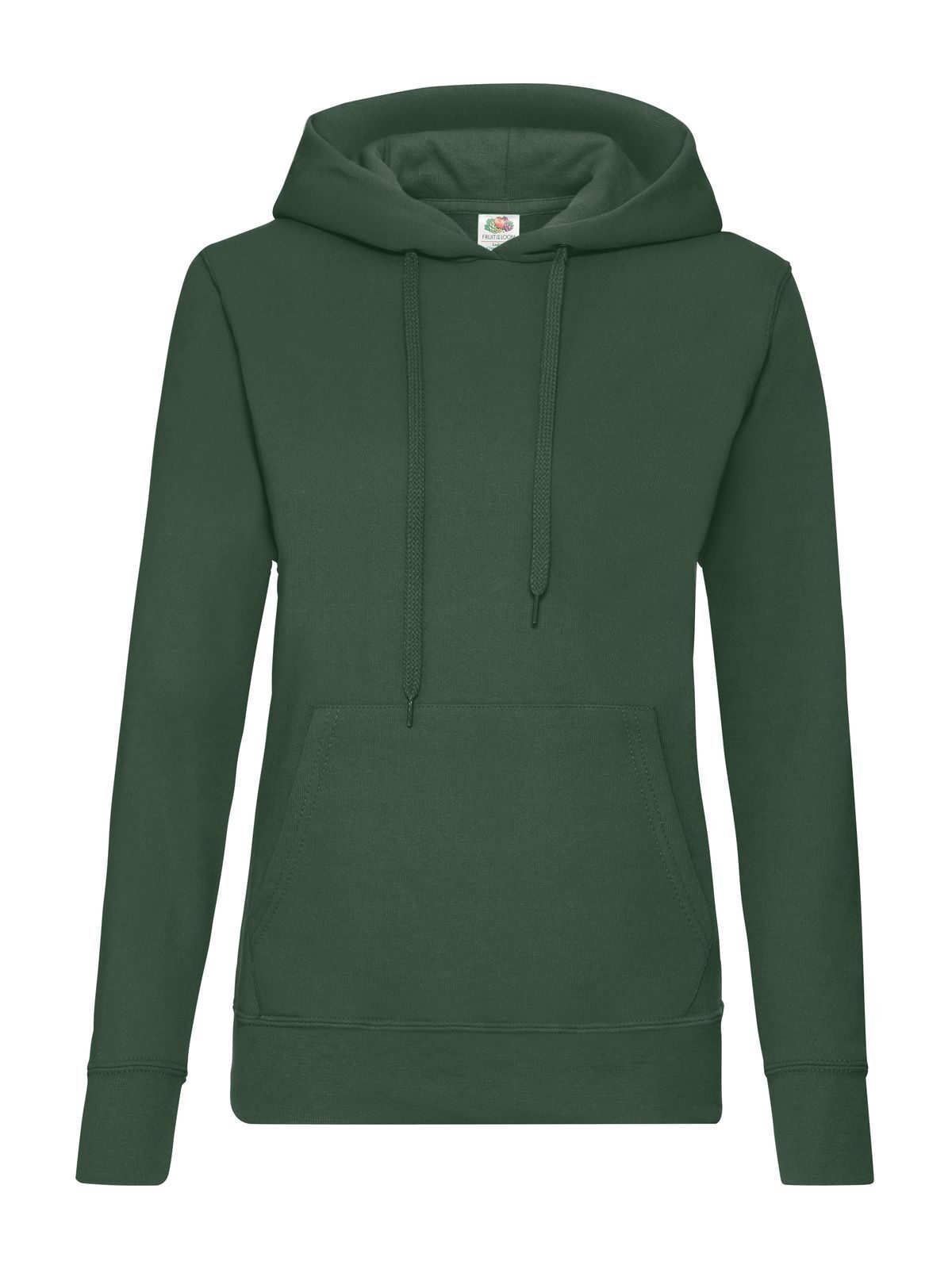 Klassischer Damen-Kapuzenpullover - 38 - Flaschengrün