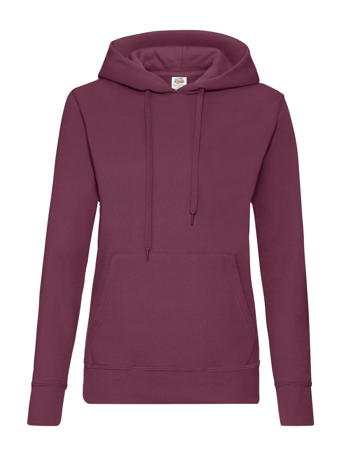 Klassischer Damen-Kapuzenpullover - 41 - Bordeaux