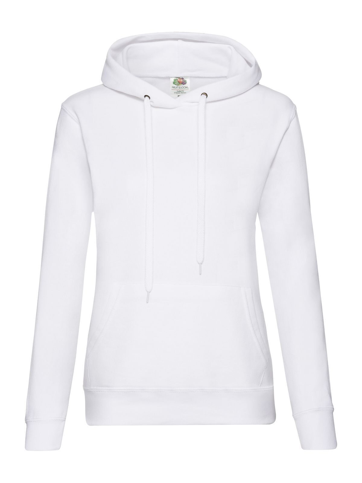 Klassischer Damen-Kapuzenpullover - 30 - Weiß