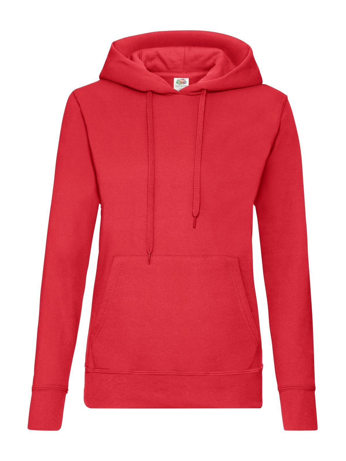 Klassischer Damen-Kapuzenpullover - 40 - Rot