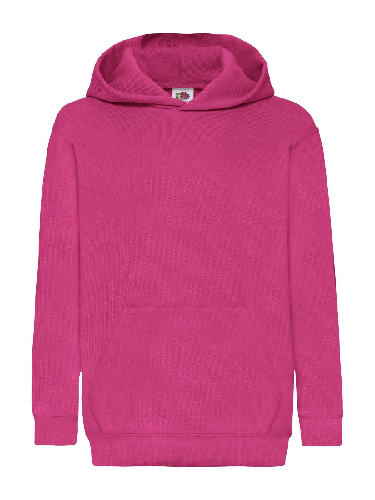 Klassischer Kapuzenpullover für Kinder - Fuchsie